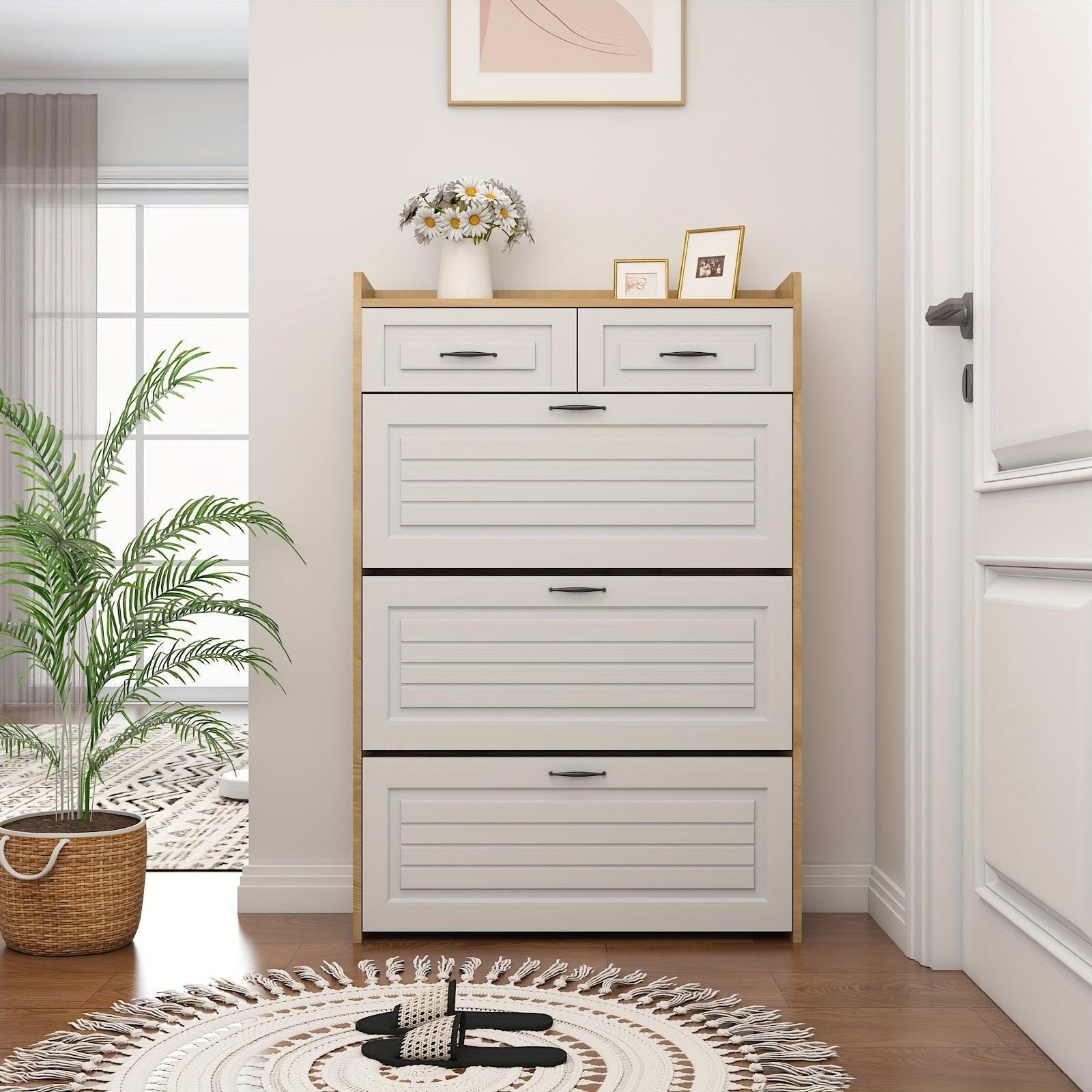Sapateira Organizadora com 3 Portas e 2 Gavetas